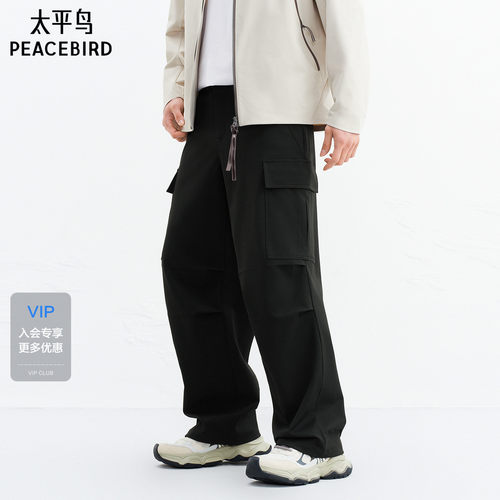 【商场同款】太平鸟男装工装休闲裤2026新款潮流直筒裤B2GLG1159