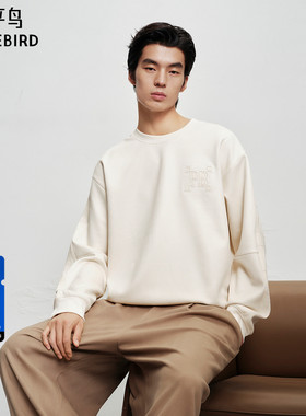 【商场同款】太平鸟男装Daria Song 联名系列圆领卫衣B1CRF4274+