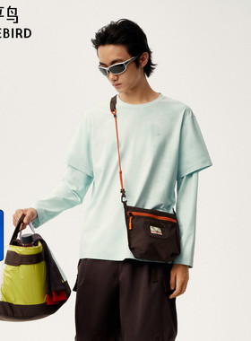 太平鸟男装 Personal Best By PEACEBIRD假两件长袖T恤 B2CPG1360