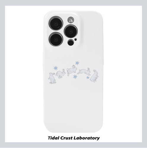 简约活力满满的小兔菲林二合一手机壳适用苹果17nova14华为p70mate60小米15opporen14ovivo荣耀300iPhone16