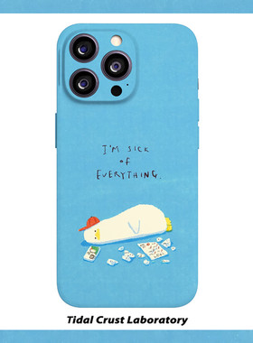 可爱鸭鸭能量掏空蓝色菲林二合一手机壳适用苹果17nova14华为p70mate60小米15opporen14ovivo荣耀300iPhone16