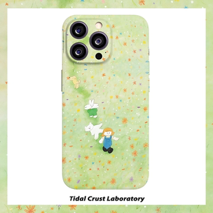 带着我的小狗去草丛菲林二合一手机壳适用苹果17nova14华为p70mate60小米15opporen14ovivo荣耀300iPhone16