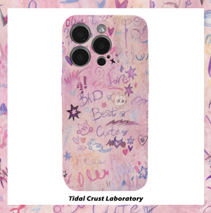 艺术彩绘涂鸦小怪兽菲林二合一手机壳适用苹果17nova14华为p70mate60小米15opporen14ovivo荣耀300iPhone16