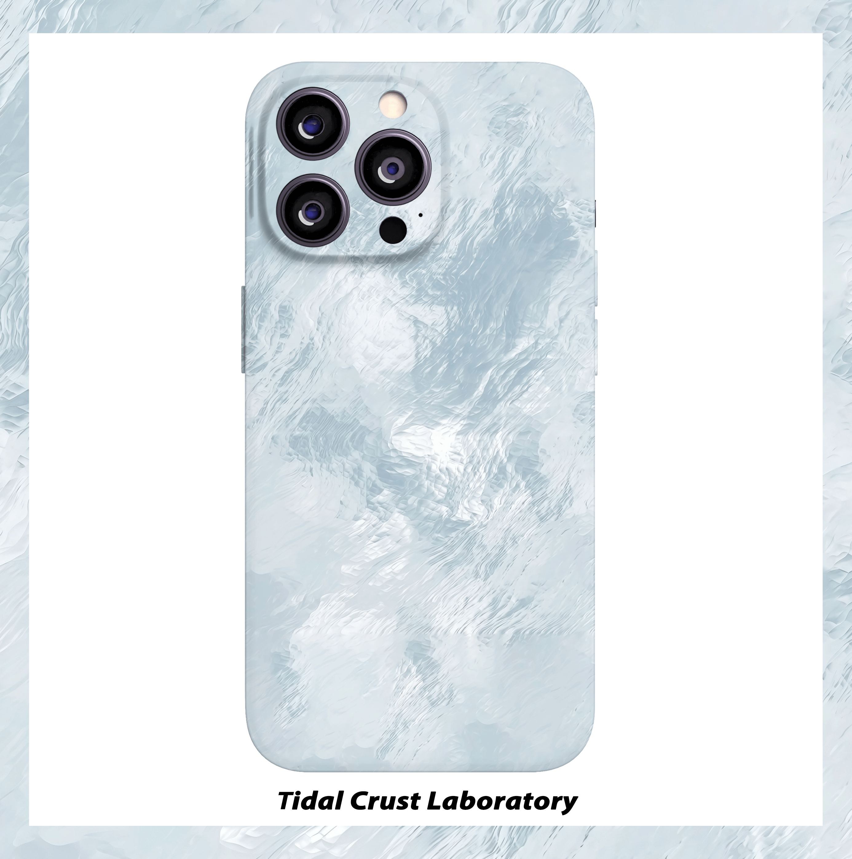 蓝色高级渐变冰川纹理菲林二合一手机壳适用苹果17nova14华为p70mate60小米15opporen14ovivo荣耀300iPhone16