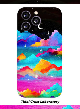 绚烂的色彩黑色夜静谧菲林二合一手机壳适用苹果17nova14华为p70mate60小米15opporen14ovivo荣耀300iPhone16