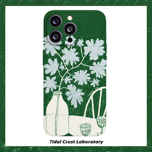 午后静谧时光花朵油画菲林二合一手机壳适用苹果17nova14华为p70mate60小米15opporen14ovivo荣耀300iPhone16