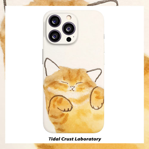慵懒打瞌睡的可爱猫咪菲林二合一手机壳适用苹果17nova14华为p70mate60小米15opporen14ovivo荣耀300iPhone16