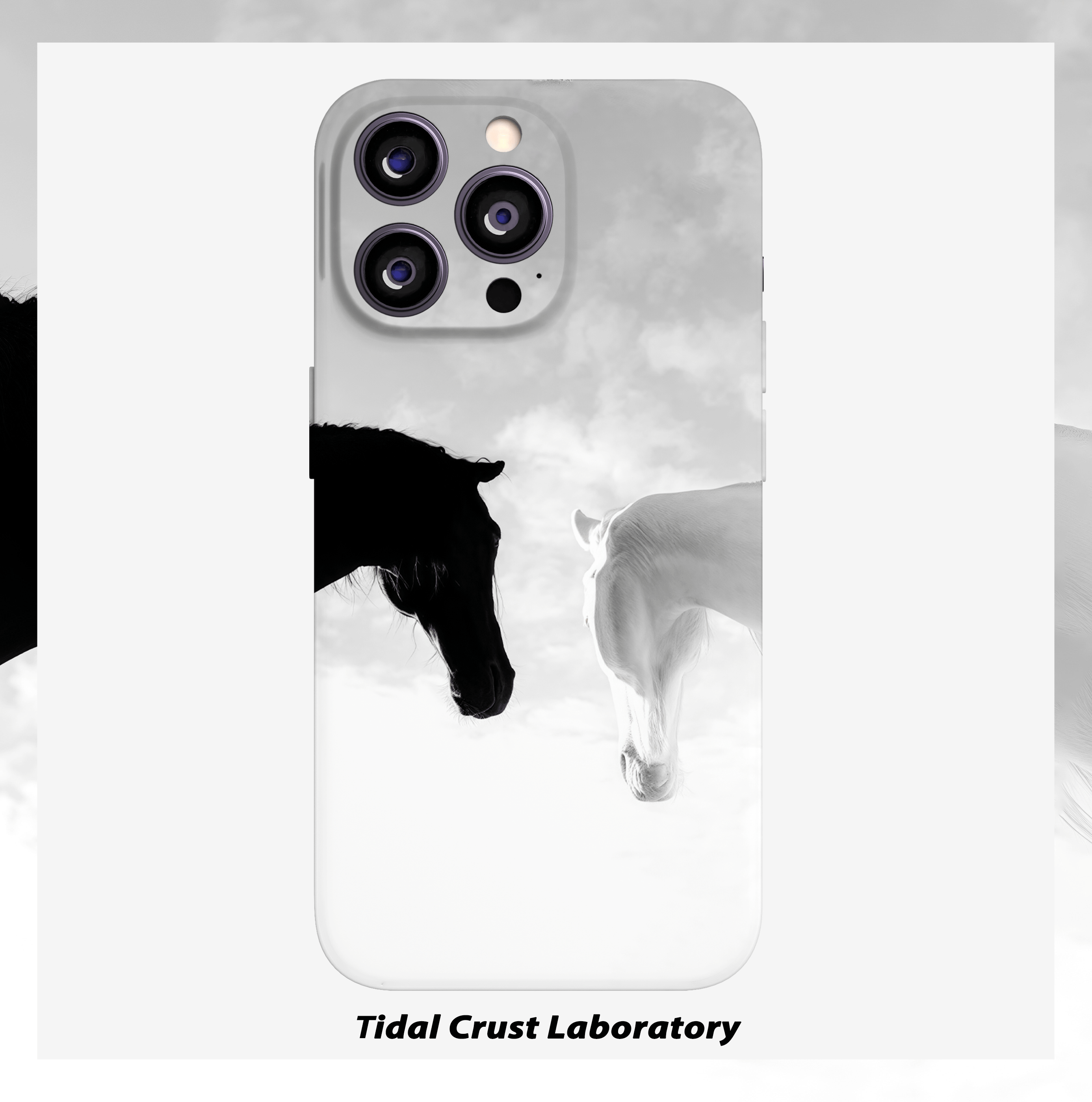 马年新年黑白双马相伴菲林二合一手机壳适用苹果17nova14华为p70mate60小米15opporen14ovivo荣耀300iPhone16,3C数码配件,手机保护套/壳,淘宝优惠券,粉丝福利购,淘宝优惠卷