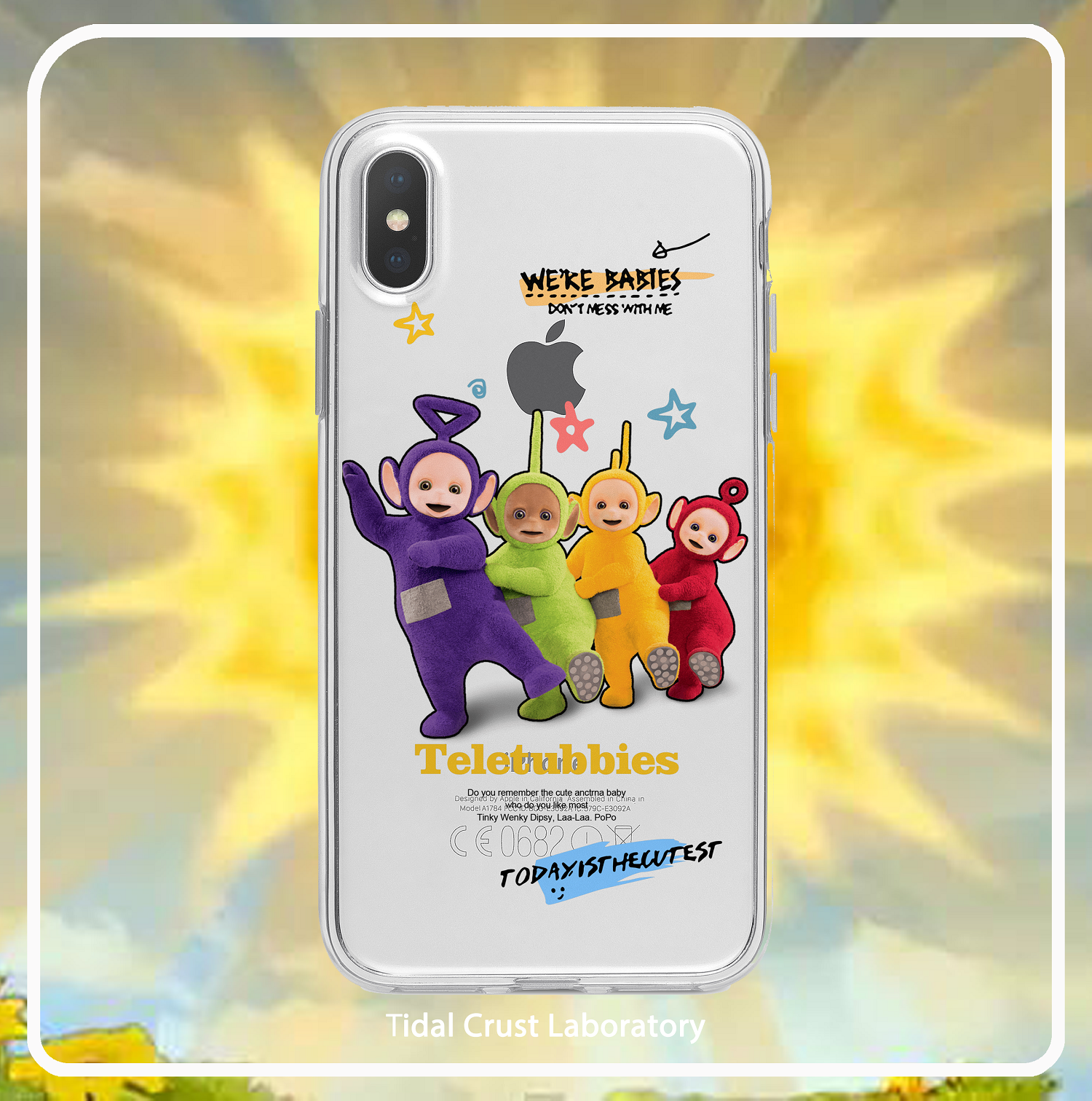 天线宝宝透明可爱少女手机壳