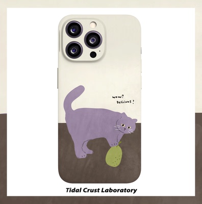 猫的哲学水果好不好吃菲林二合一手机壳适用苹果17nova14华为p70mate60小米15opporen14ovivo荣耀300iPhone16