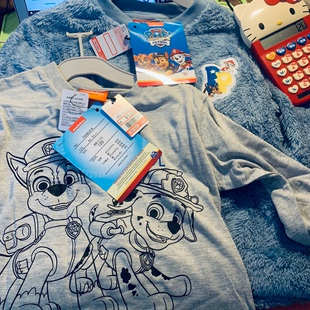 【猫】儿童家居服套装 汪汪 队上衣2件套原装带吊牌120码1650日币