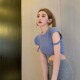 独特短款 设计感小众辣妹修身 露脐上衣 T恤女夏季 绝美纯欲别致短袖