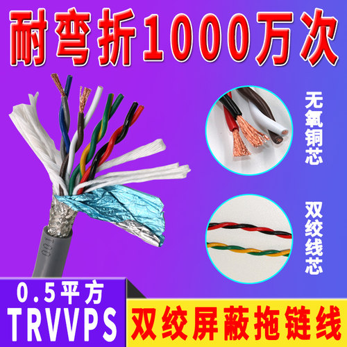 平方编码器双绞屏蔽线