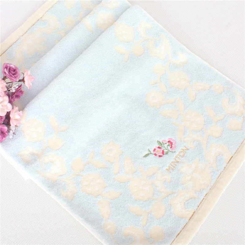 纯棉无捻面巾毛巾吸水柔软擦脸巾