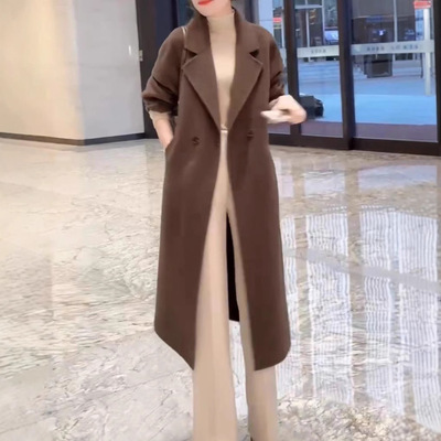 今年流行特惠23760大爱美依缘2025秋冬新款高级大气长款呢子外套
