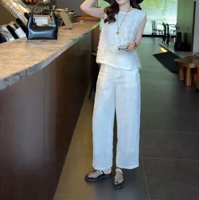 今年流行特惠25830新大爱美依缘2025夏季新款韩版减龄无袖上衣