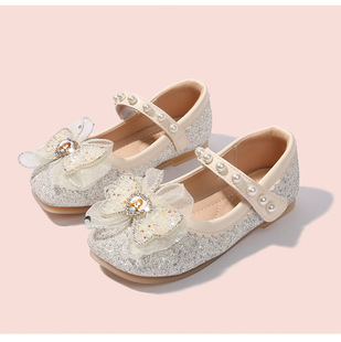 女童鞋公主鞋时尚新款鞋儿童皮鞋爱莎公鞋春秋款宝宝单鞋软底鞋