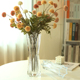 北欧花瓶玻璃透明摆件客厅插花高级感餐桌水养鲜花玫瑰百合康乃馨