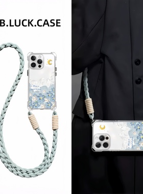 油画风适用于华为P80手机壳9070适用荣耀400全包P60斜挎挂绳mate50pro高级nova12/13畅享x30i透明硅胶防摔X60