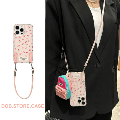 华为手机壳小清新粉色小碎花