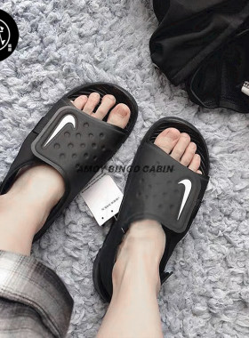 Nike女子大童黑白魔术运动凉鞋