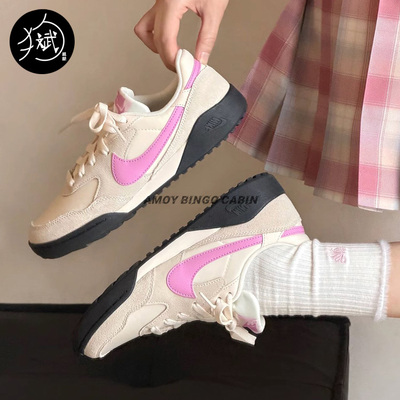 NikeTerra女子灰粉复古百搭板鞋