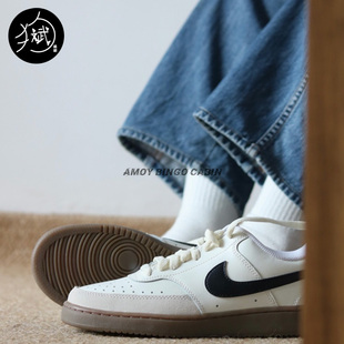 Vision Low 男女白黑棕运动休闲板鞋 133 Nike耐克 FQ8075 Court