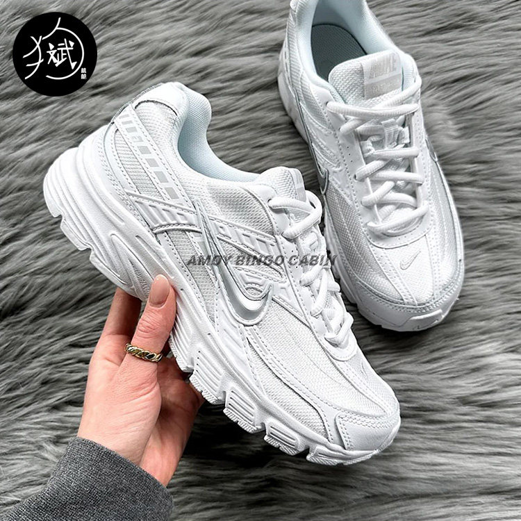 Nike耐克 Initiator 男女白银复古百搭运动休闲跑步鞋 FZ9020-100