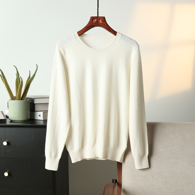 伊东圆领简约时尚羊绒衫女