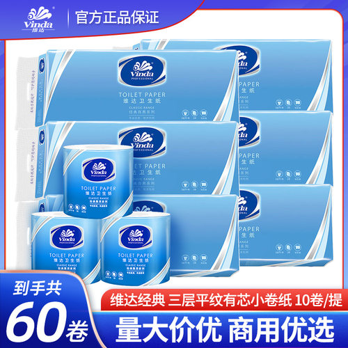 卫生纸厕纸家用卷纸维达