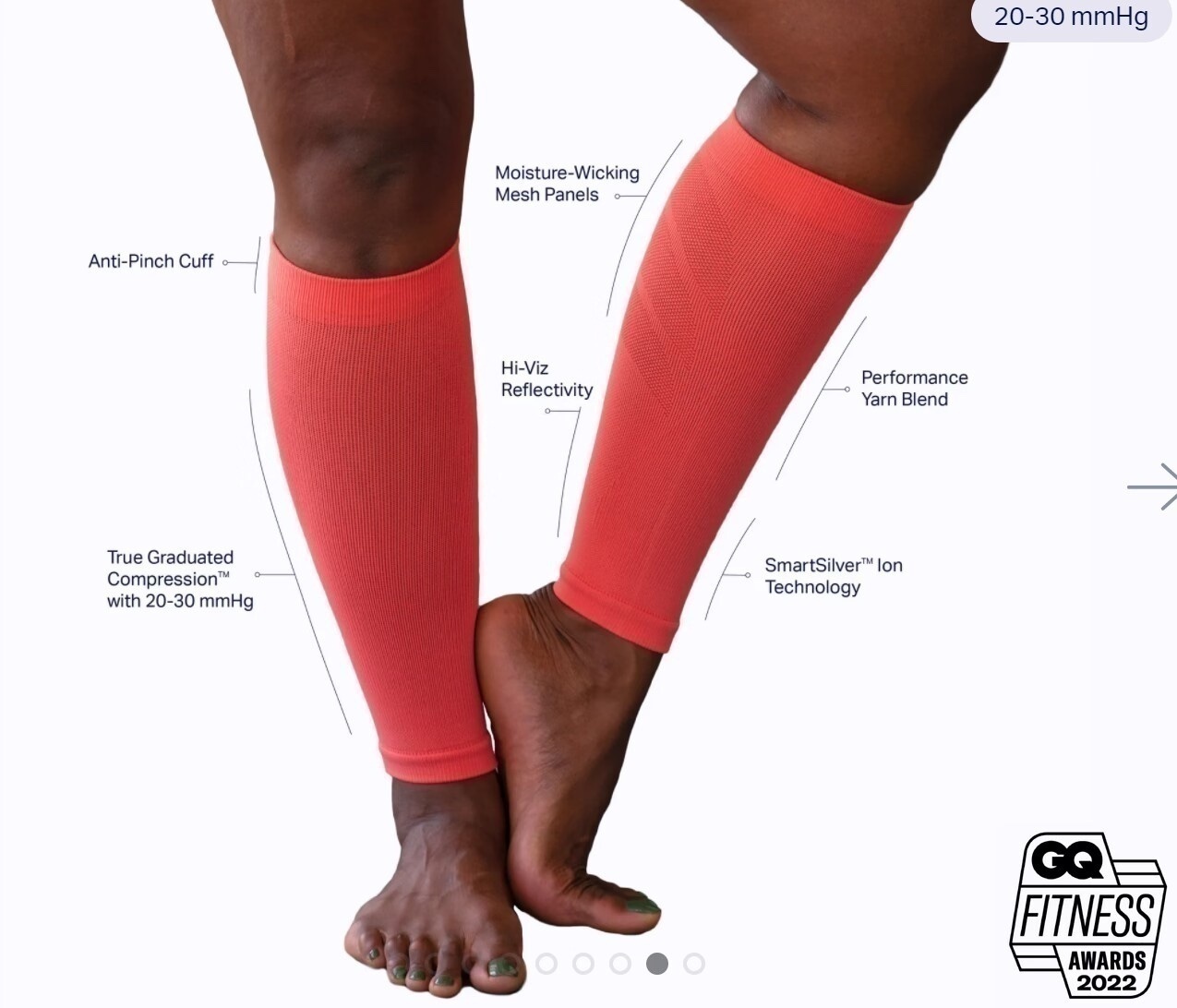 美国COM*RAD训练型紧致压力腿套 20-30mmhg 久坐久站促循减疲显瘦