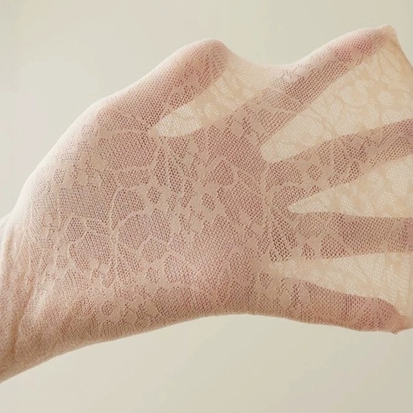 夏天轻薄凉爽不易勾丝短丝袜 肤色黑色蕾丝花边松口袜面膜钢丝袜