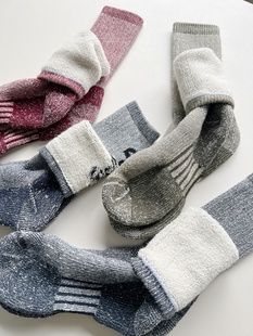 17%美丽奴羊毛户外登山徒步袜透气保暖弹力防汗臭 羊毛袜子有大码