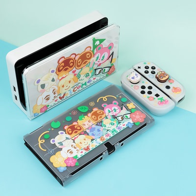 可爱动物森switch2游戏机保护壳