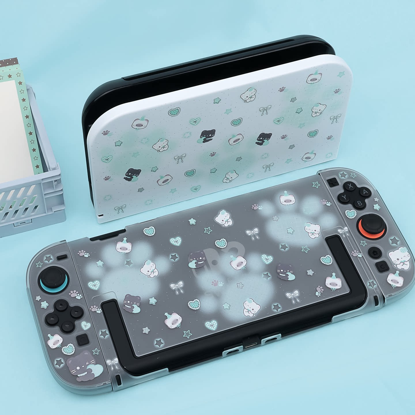 原创薄荷星喵Switch2半透硬保护壳适配任天堂新NS2代游戏机保护套