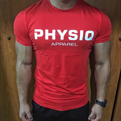 肌肉鲨鱼兄弟修身短袖吸汗纯棉