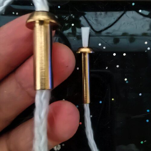 细铜管灯芯粗铜管灯心酒精灯芯自制油灯DIY配件编织麻花玻璃纤维