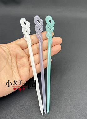 新款青蛇发簪发钗烟紫色