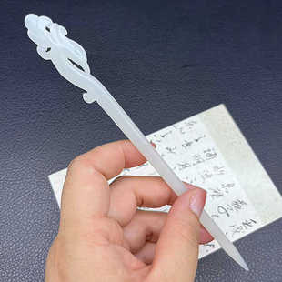 新款琉璃镂空凤头发簪发钗民族凤鸣饰发饰步摇古风汉服新中式簪子