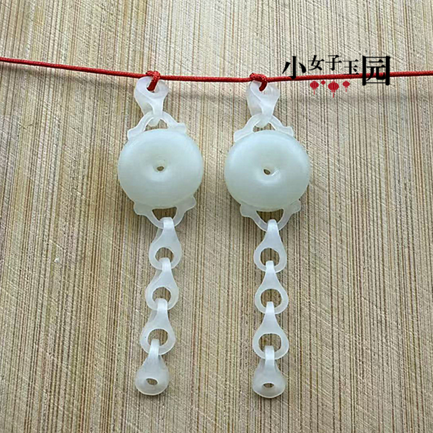 和田玉平安扣耳环对佩挂件青白玉一体环连环玉佩玉坠diy 耳坠项坠,珠宝/钻石/翡翠,其他,淘宝优惠券,粉丝福利购,淘宝优惠卷