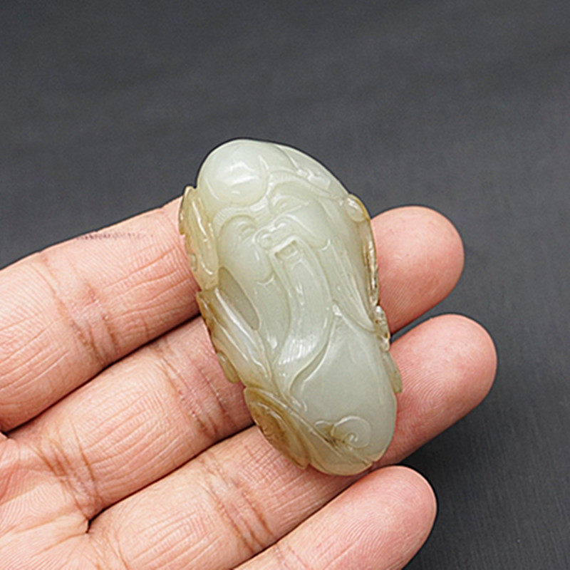 和田玉糖玉玉佩玉坠手工雕刻