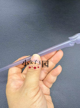 琉璃玉兔发簪发钗烟紫色簪子