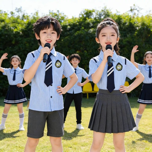 六一儿童合唱演出服幼儿园毕业照小学生朗诵啦啦队舞蹈表演服班服