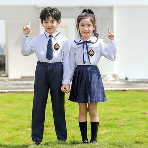 儿童合唱演出服中小学生诗歌朗诵表演服装幼儿园园服班服校服套装