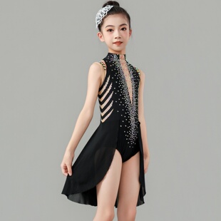 新款艺术体操服儿童女艺考比赛幼儿啦啦队比赛演出服竞技健美操服