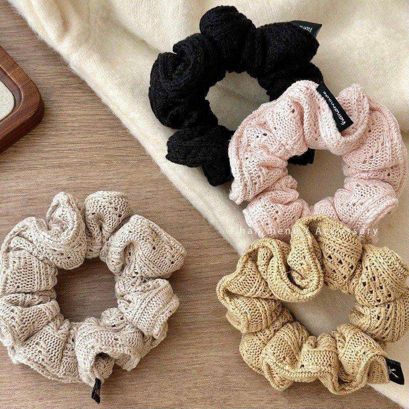 韩版时尚针织小肠发圈2025新款扎马尾皮筋高级感头花气质头绳发绳,饰品/流行首饰/时尚饰品新,发饰,淘宝优惠券,粉丝福利购,淘宝优惠卷