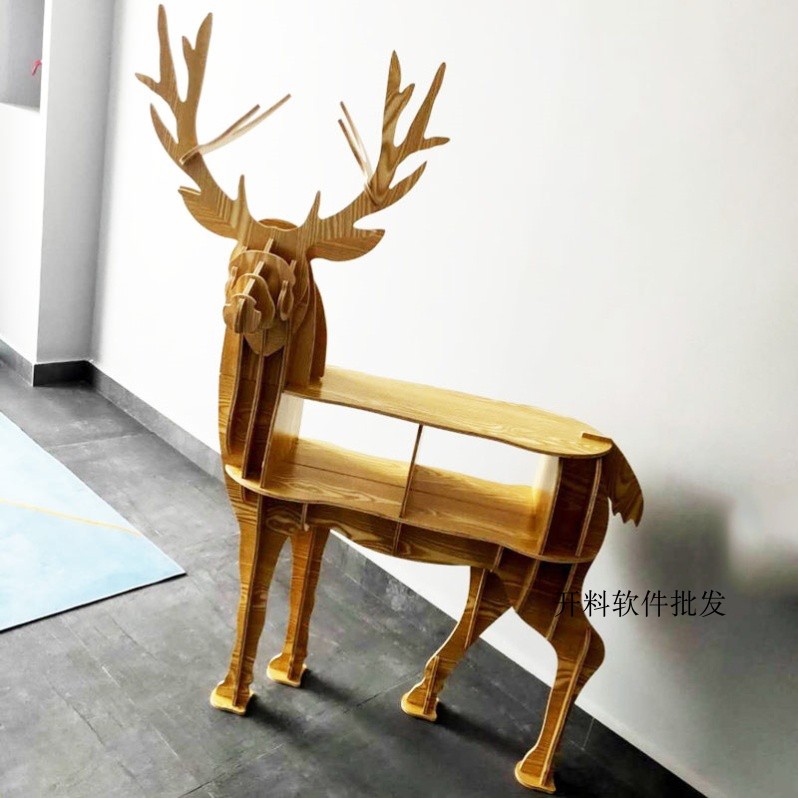 家具定制拆单软件动物路径NC文件直接加工橱柜衣柜拆单设计开料。