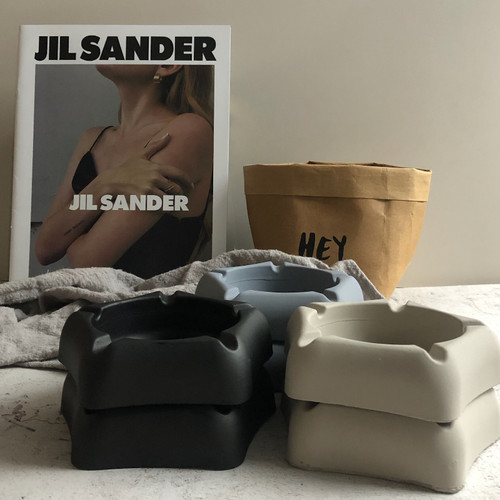 创意个性设计感ins五星水泥烟灰缸家用酒店民宿烟碟摆件