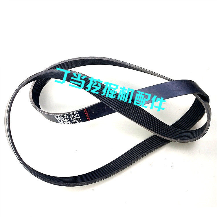 玉柴挖掘机配件小松pc360-7 6d114发动机风扇空调水泵皮带8pk1610