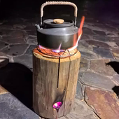 瑞典火炬原木炉火箭炉露营木柴户外野外烧烤专用野餐烧烤火炬炉